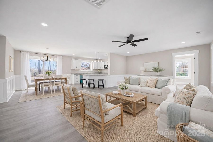 Furnished interior view inside a new home in , Peachland (Image 7).