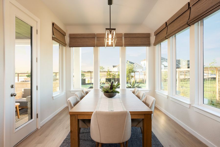 Representative furnished interior of a home built from the Elgin by Scott Felder Homes in Prominence, San Antonio (Image 14). Representative furnished interior of a home built from the Elgin by Scott Felder Homes in Prominence, San Antonio (Image 14).