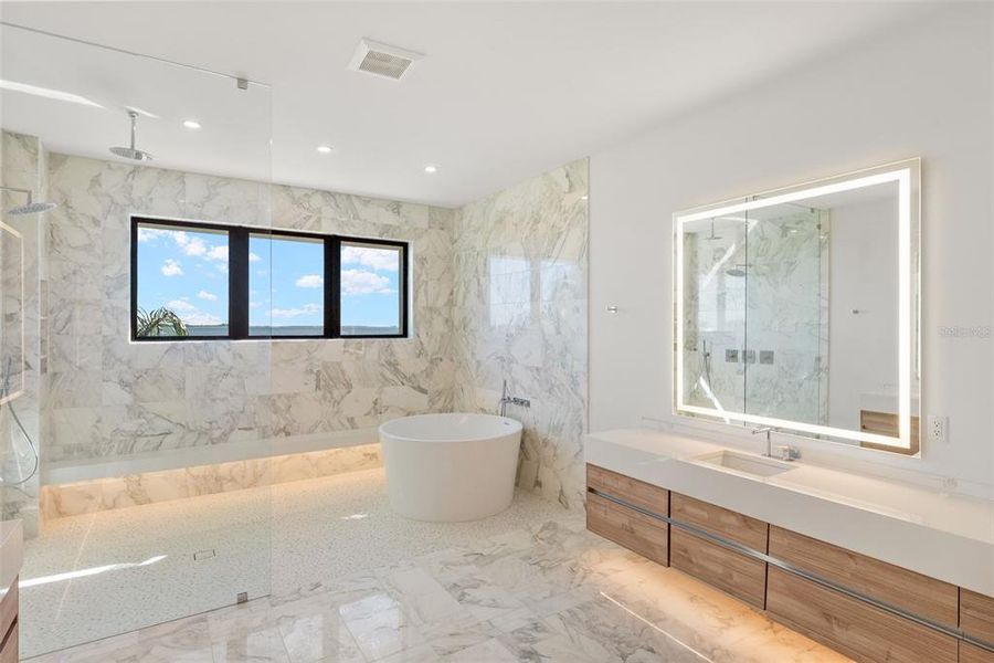 Furnished interior view inside a new home in , Tampa (Image 9).