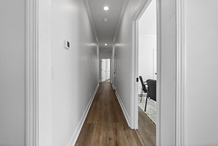 Spacious, unfurnished interior of a new home in , Cross (Image 19).