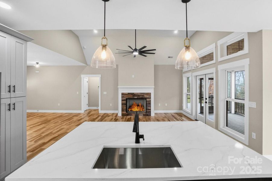 Furnished interior view inside a new home in , Statesville (Image 10).