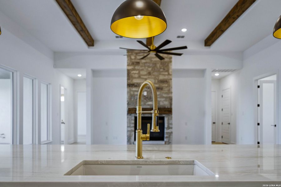 Close-up of interior finishes inside a home in , New Braunfels (Image 19).