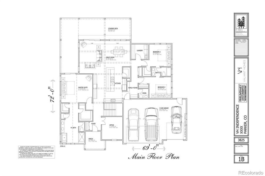 2D floor plan layout of this home in , Elizabeth, CO (Image 4).
