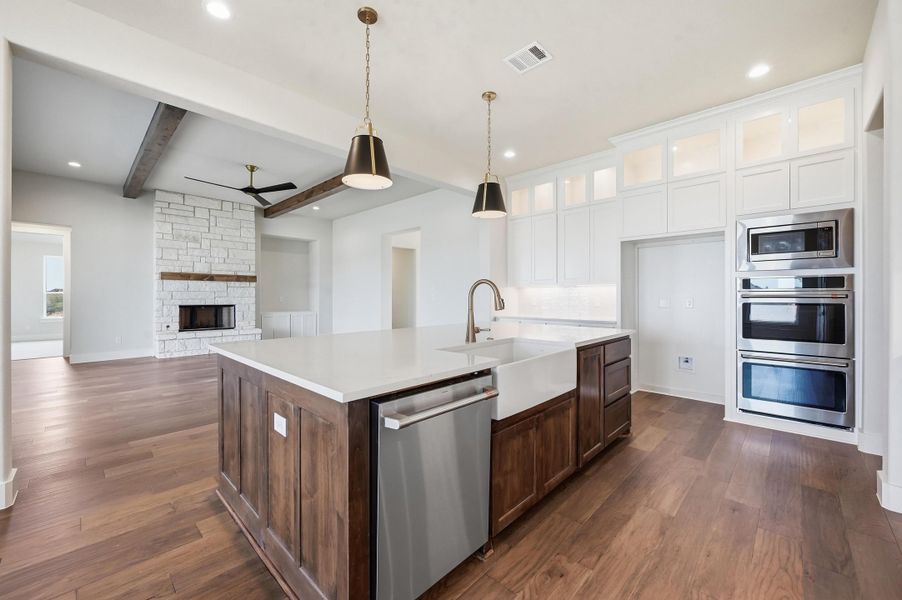 Furnished interior view inside a new home in Aledo Heights - Aledo ISD, Annetta (Image 12).