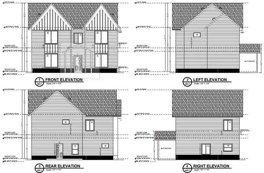 Exterior rendering of this home design in , Atlanta, GA (Image 3).