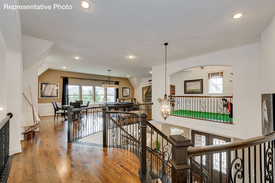 Representative furnished interior of a home built from the Downton Abbey by Grand Homes in Grand Oaks, Celina (Image 25).