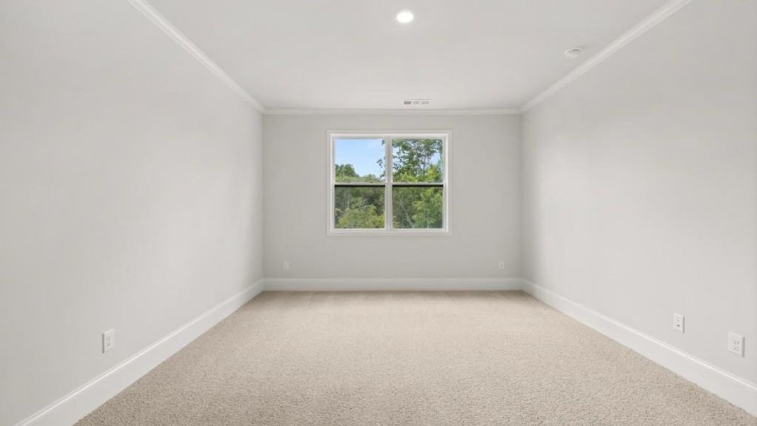 Spacious, unfurnished interior of a new home in Hamptons at Riverwood North, Dallas (Image 14).