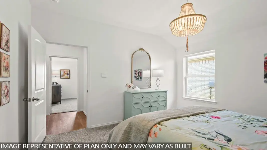 Furnished interior view inside a new home in Porters Mill, New Caney (Image 9).