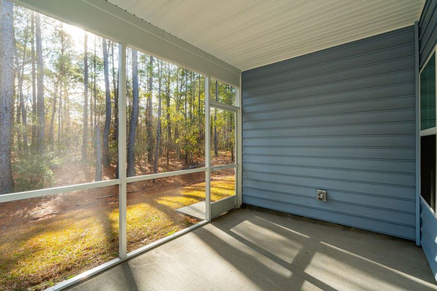 Exterior details and patio area of a home in Saint John's Lake: Arbor Collection, Johns Island (Image 31).