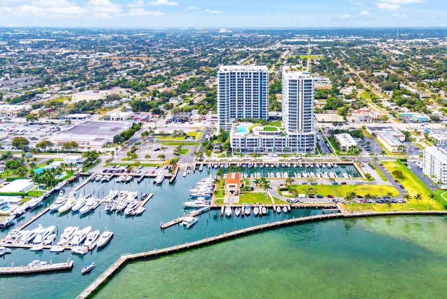 2a Aerial adjacent marina