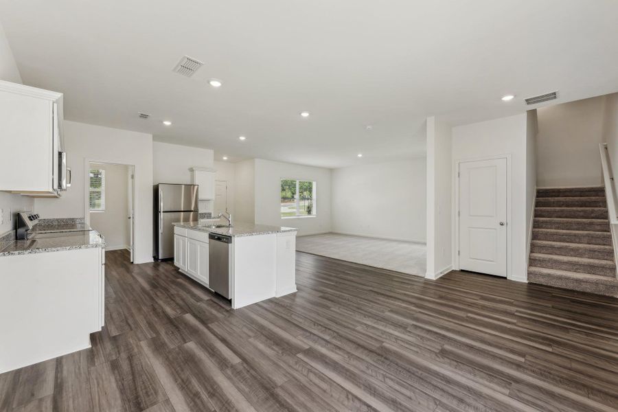 Furnished interior view inside a new home in Castlewood South, Taylor (Image 3).