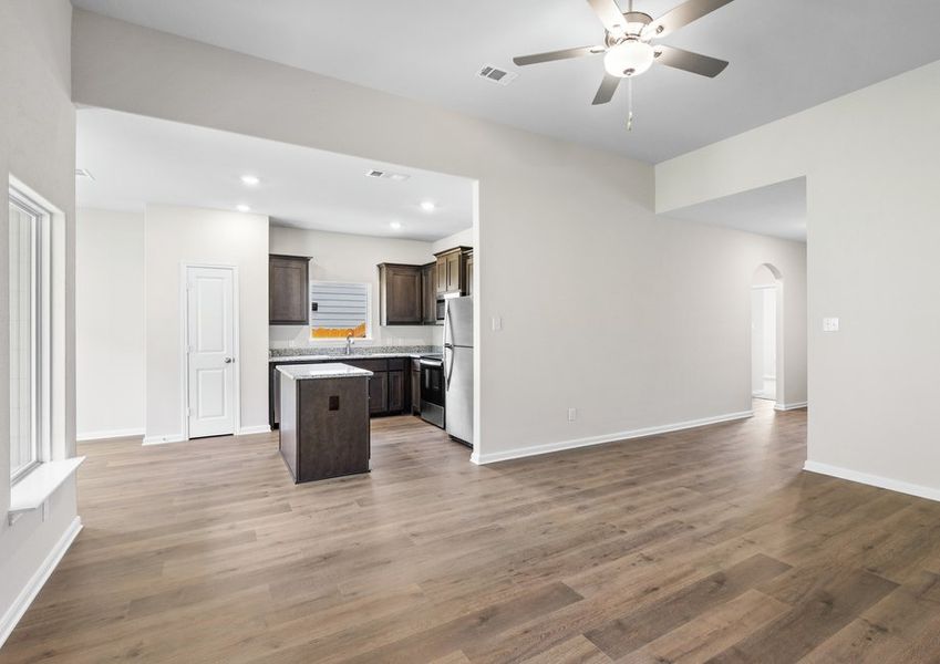 The Blanco has open living spaces. The Blanco has open living spaces.