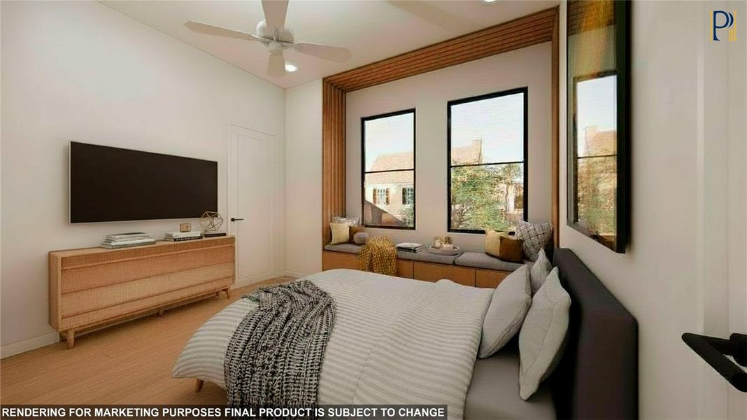 Furnished interior view inside a new home in , Katy (Image 15).