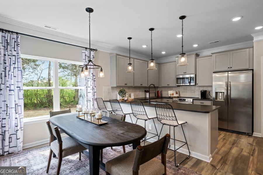 Furnished interior view inside a new home in Stonebridge North, Macon (Image 4).