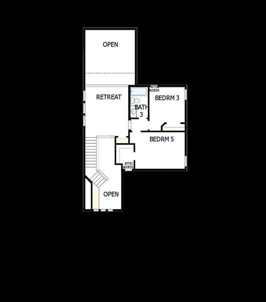 2D floor plan layout of this home in Creekshaw – Gardens, Royse City, TX (Image 4). 2D floor plan layout of this home in Creekshaw – Gardens, Royse City, TX (Image 4).