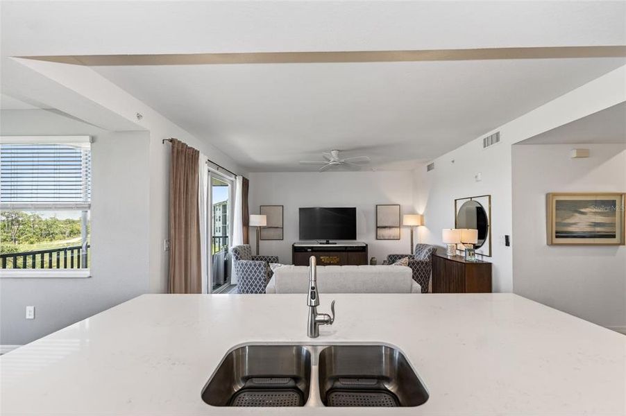 Furnished interior view inside a new home in Wellen Park Golf & Country Club, Venice (Image 18).