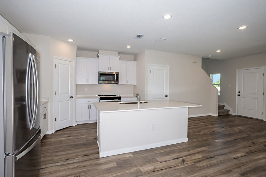 Representative furnished interior of a home built from the Margarita by Casa Fresca Homes in Pasadena Ridge, Dade City (Image 7).