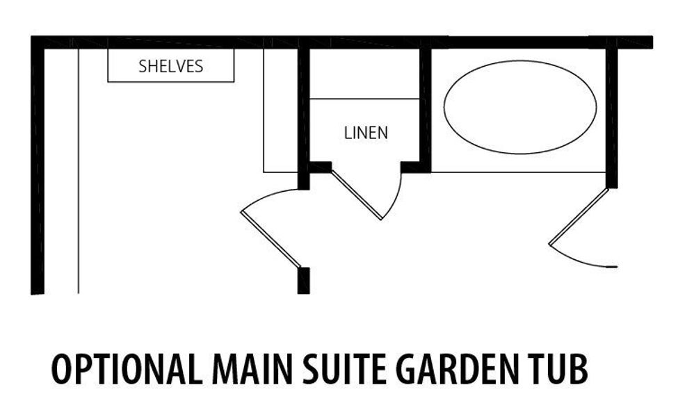 2D floor plan layout for the Palmer Plus by RiverWILD Homes in Riverwood Ranch, Clayton, NC (Image 4).