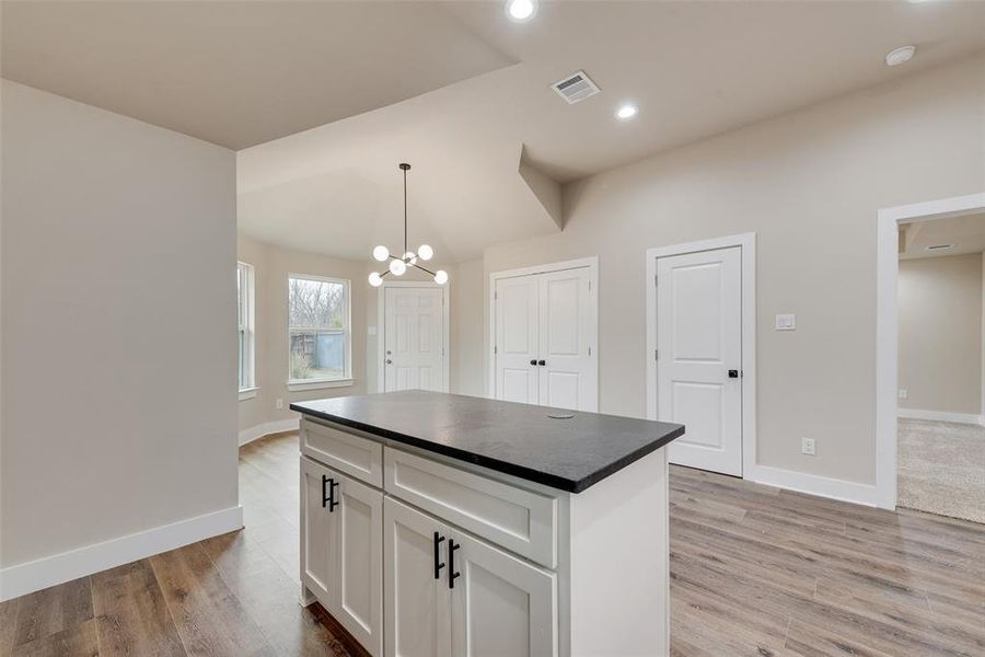 Furnished interior view inside a new home in , Dallas (Image 9). Furnished interior view inside a new home in , Dallas (Image 9).