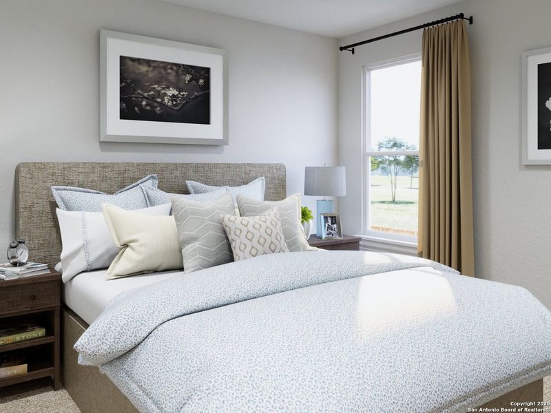 Furnished interior view inside a new home in Katzer Ranch, Converse (Image 17).