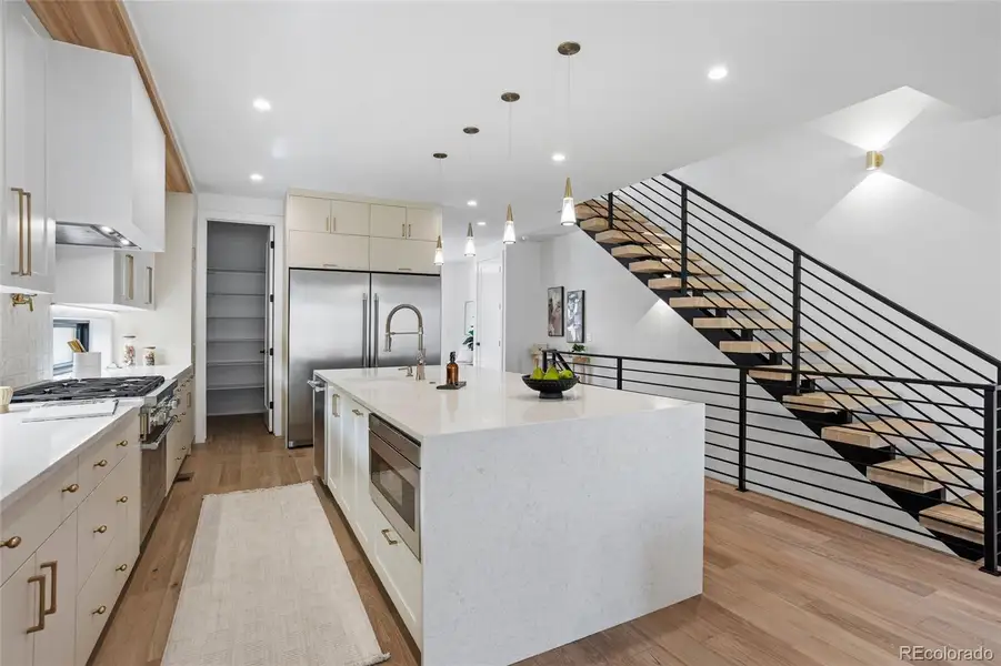Furnished interior view inside a new home in , Denver (Image 9).