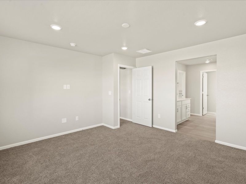 Spacious, unfurnished interior of a new home in Meridian Ranch, Peyton (Image 15). Spacious, unfurnished interior of a new home in Meridian Ranch, Peyton (Image 15).