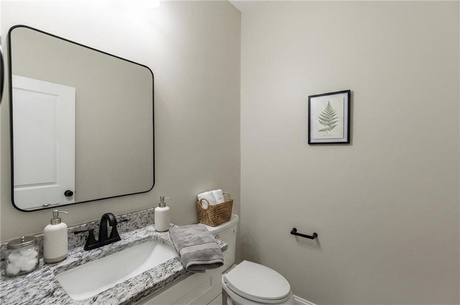 Furnished interior view inside a new home in , Toccoa (Image 11).
