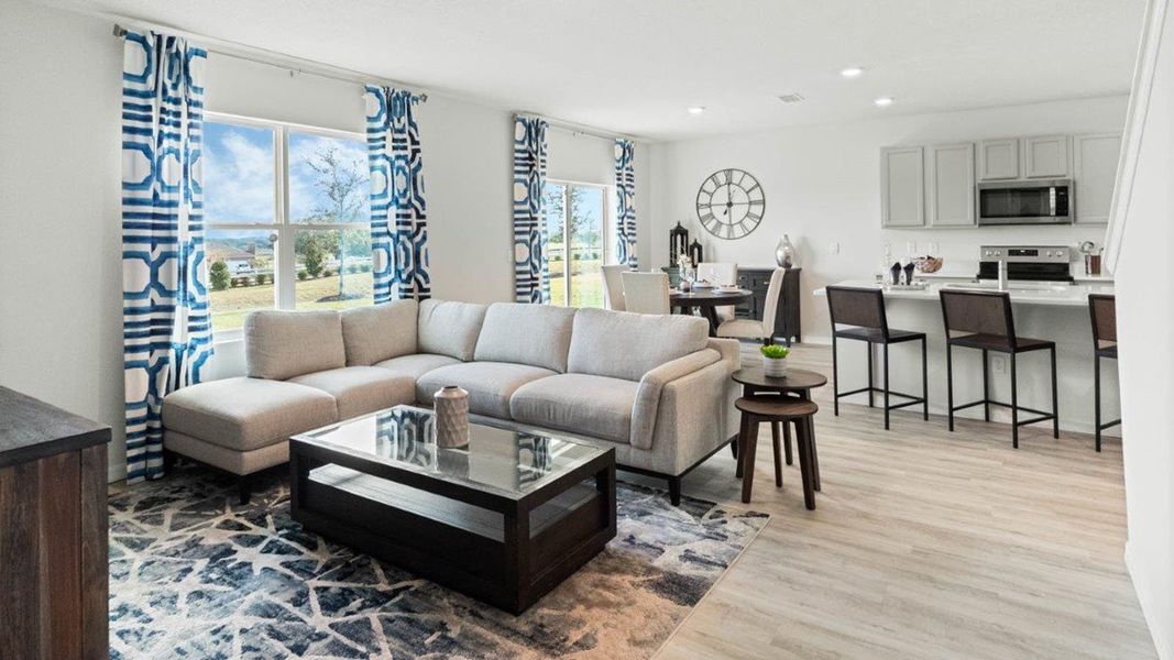 Furnished interior view inside a new home in Fox Branch, Lakeland (Image 10).
