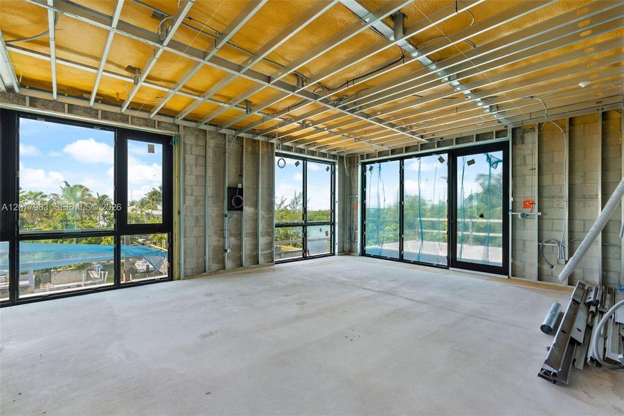 In-progress construction of a new home in , Islamorada, Village of Islands, FL (Image 29).