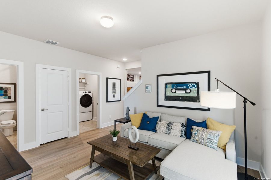 Furnished interior view inside a new home in Rose Hill, San Antonio (Image 16).