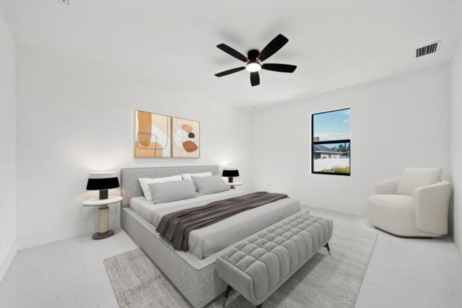 Furnished interior view inside a new home in , Cape Coral (Image 4).