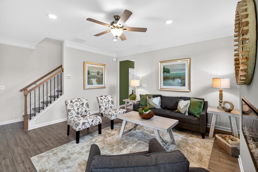 Furnished interior view inside a new home in Fairington, Cartersville (Image 6).