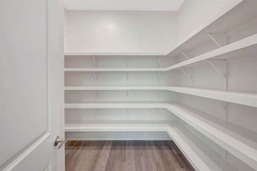 Huge walk-in pantry!