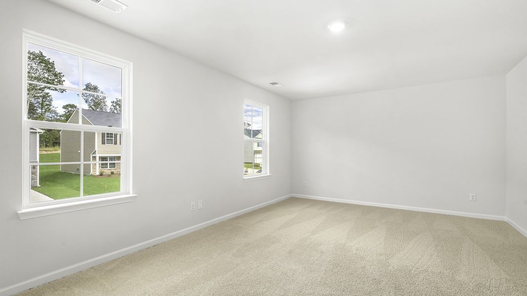 Spacious, unfurnished interior of a new home in Country Creek, Lexington (Image 18). Spacious, unfurnished interior of a new home in Country Creek, Lexington (Image 18).