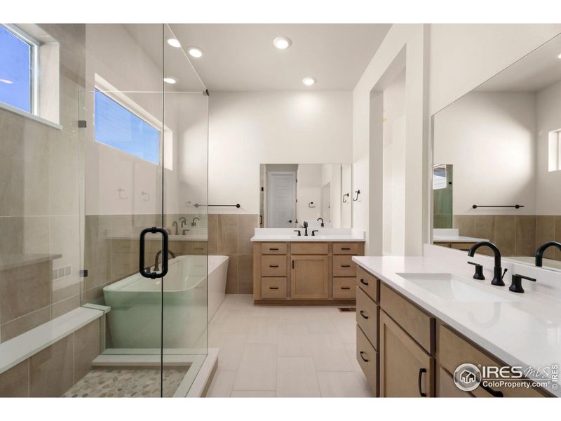 Furnished interior view inside a new home in Festival at RainDance, Windsor (Image 6).