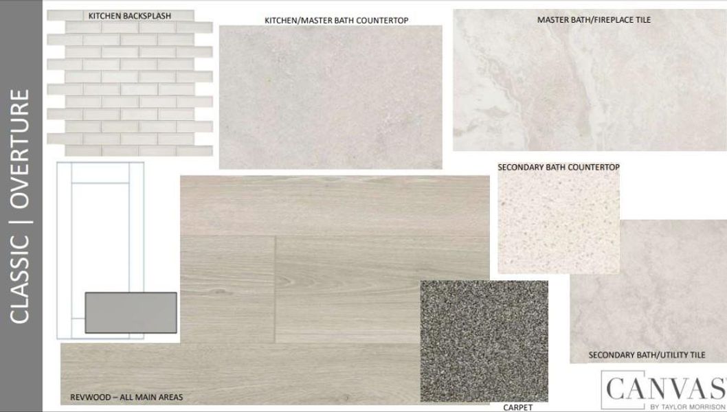 Design Selections. Home is under construction, selections subject to change.