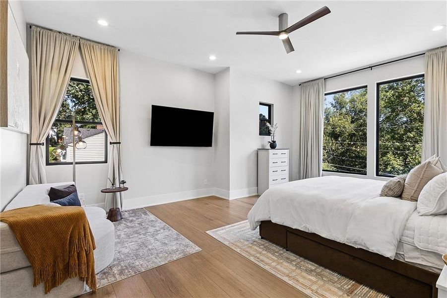 Furnished interior view inside a new home in , Atlanta (Image 6).