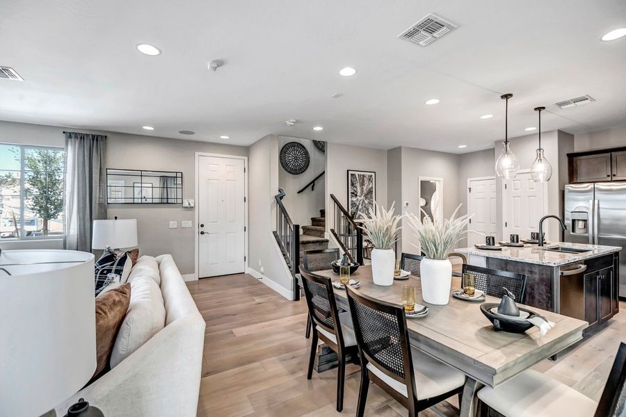 Furnished interior view inside a new home in Ironwood Villages at North Creek, Queen Creek (Image 26).