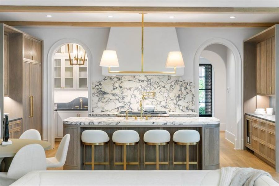 Furnished interior view inside a new home in , Atlanta (Image 12).