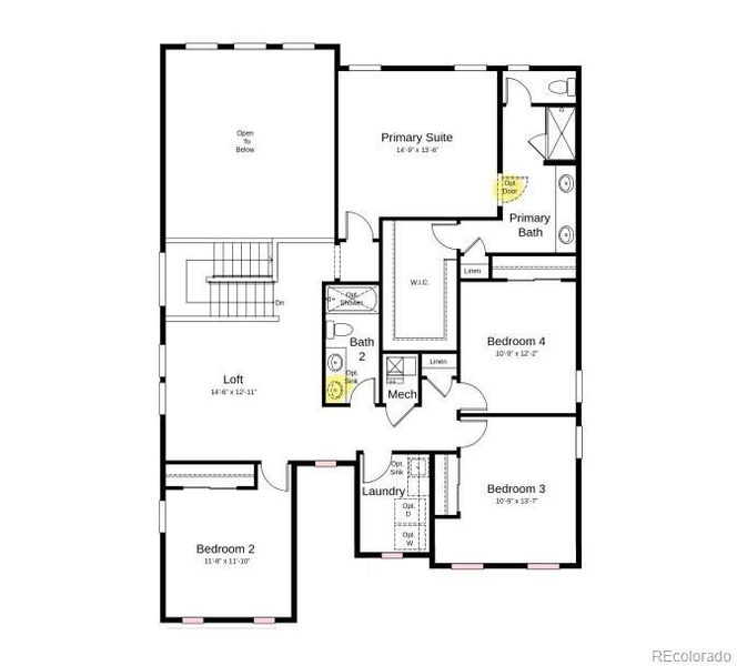 Additional Highlights Include: Fireplace at great room, covered outdoor living, and additional sink at bath 2.