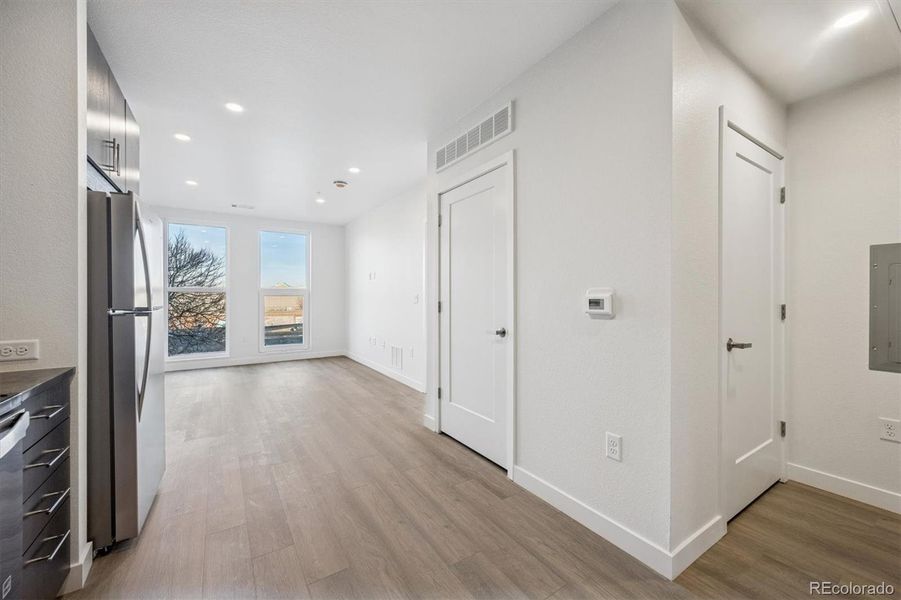 View from Kitchen towards Living Room