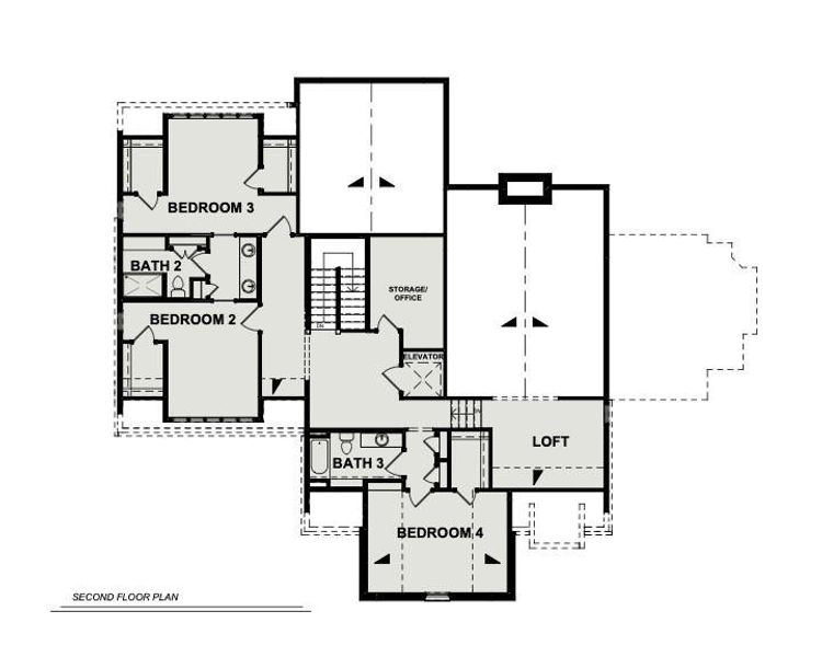 2D floor plan layout of this home in , Acworth, GA (Image 3).
