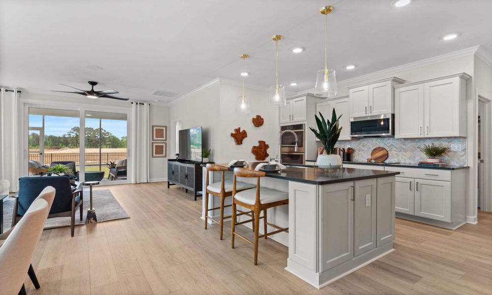 Representative furnished interior of a home built from the The Hibiscus by Chesapeake Homes in Heritage Park at Longs, Longs (Image 9).