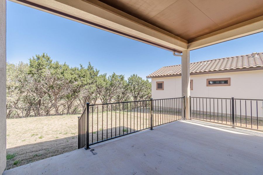 View of patio / terrace featuring a balcony