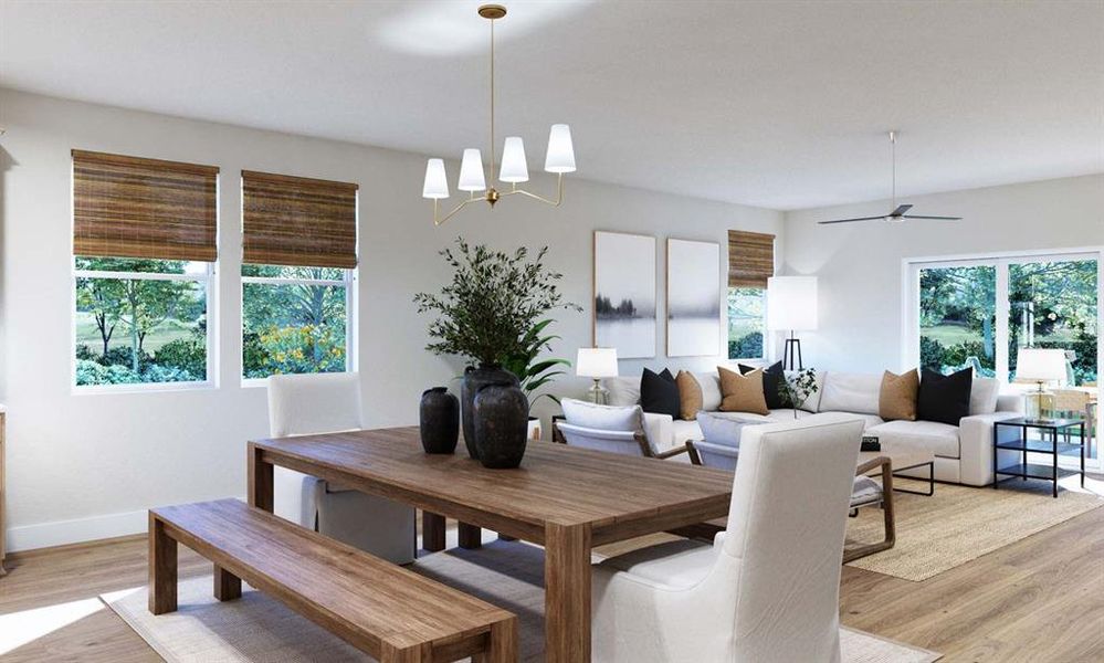 Furnished interior view inside a new home in Reverie at Palm Coast, St. Augustine (Image 11). Furnished interior view inside a new home in Reverie at Palm Coast, St. Augustine (Image 11).
