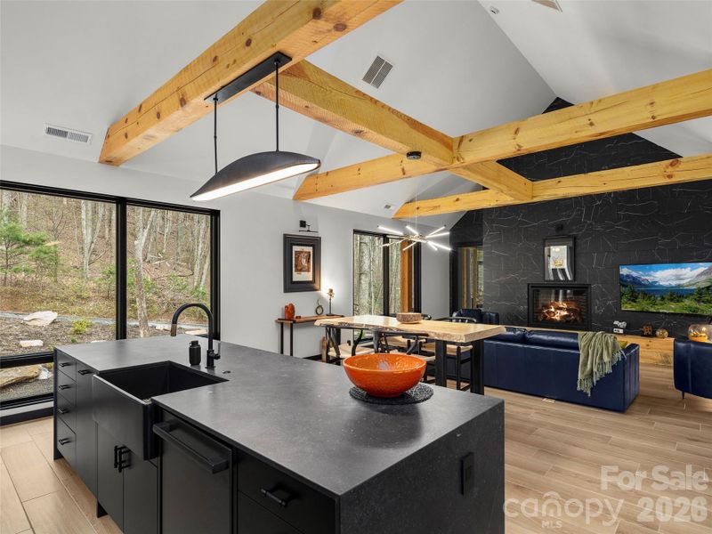 Open Floor Plan Kitchen into the Great Room Open Floor Plan Kitchen into the Great Room