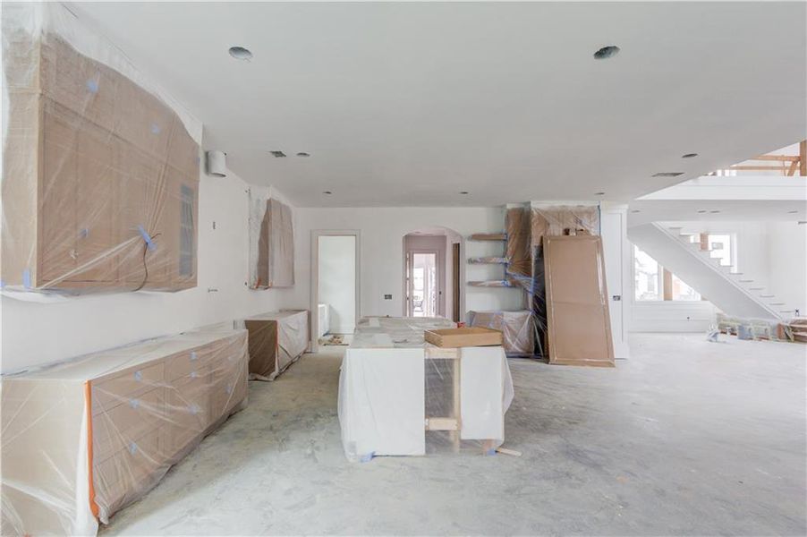 In-progress construction of a new home in , Buford, GA (Image 43).