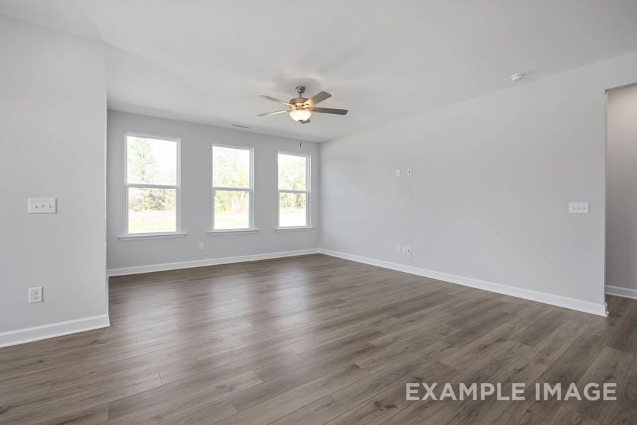 Representative unfurnished interior of a home built from the The Ash by Davidson Homes LLC in Retreat at North Main, Lillington (Image 26).