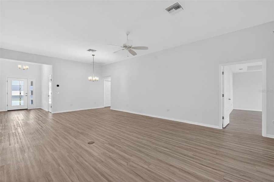 Spacious, unfurnished interior of a new home in , The Villages (Image 26). Spacious, unfurnished interior of a new home in , The Villages (Image 26).