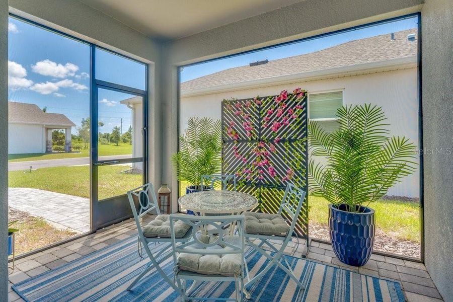 Exterior details and patio area of a home in , Sarasota (Image 22).